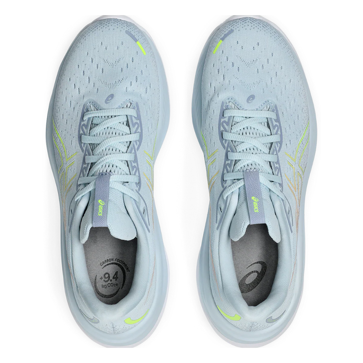 Asics Gel Cumulus 26 - Cool Grey - Safety Yellow - Image 3