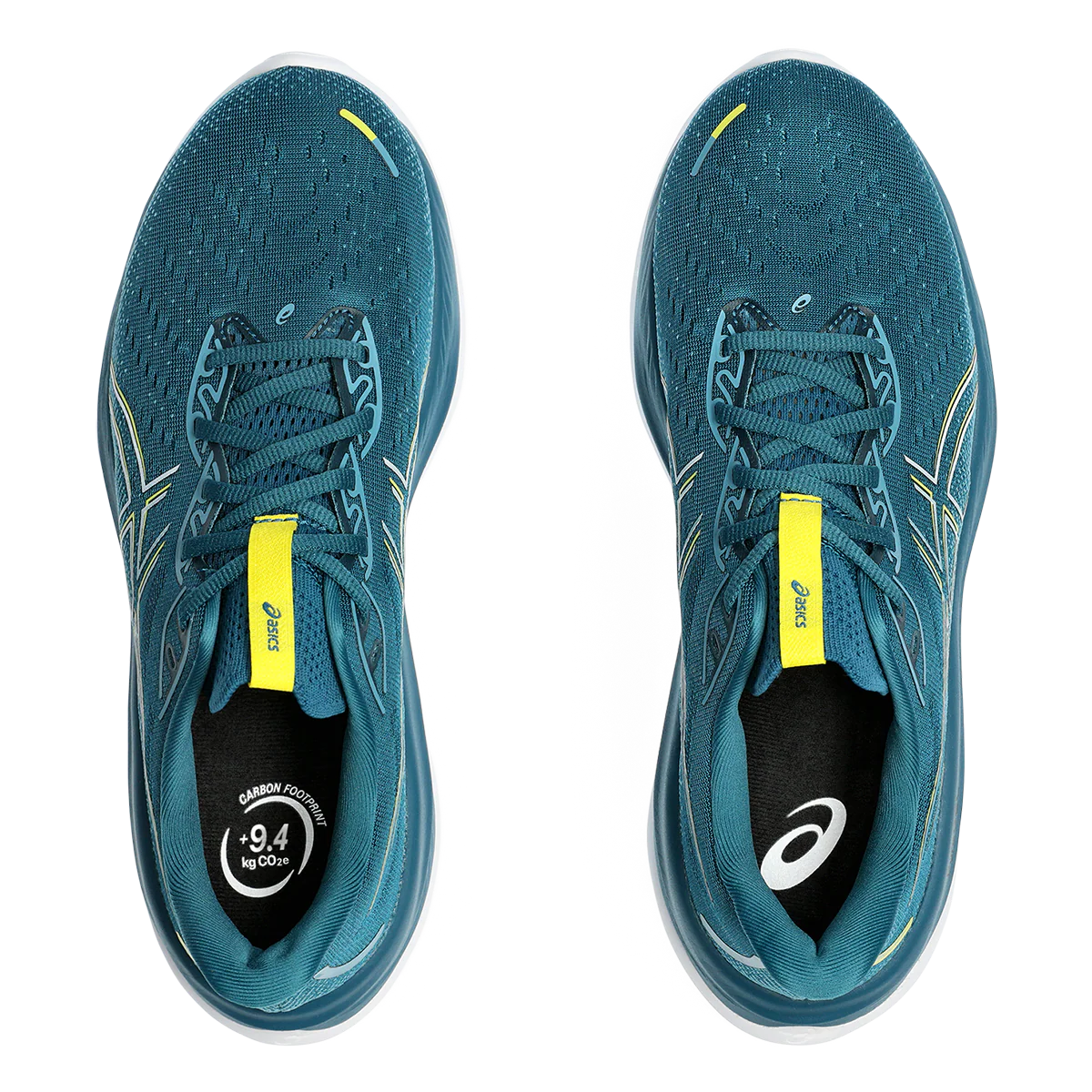 Asics Gel Cumulus 26 - Evening Teal - Bright Yellow - Image 3