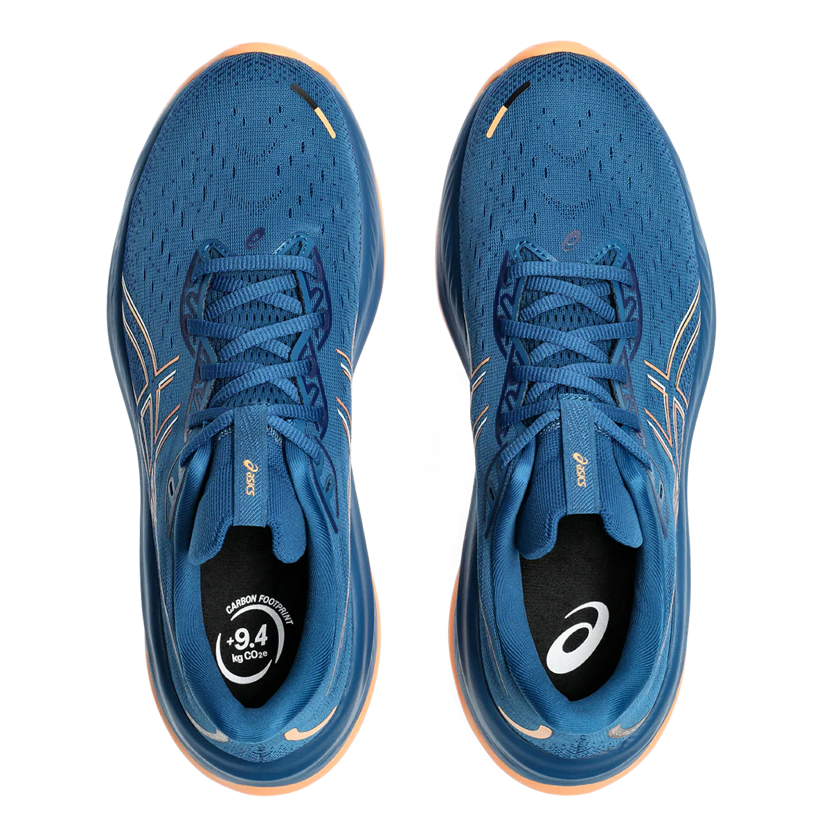 Asics Gel Cumulus 26 - Rich Navy - Faded Orange - Image 3