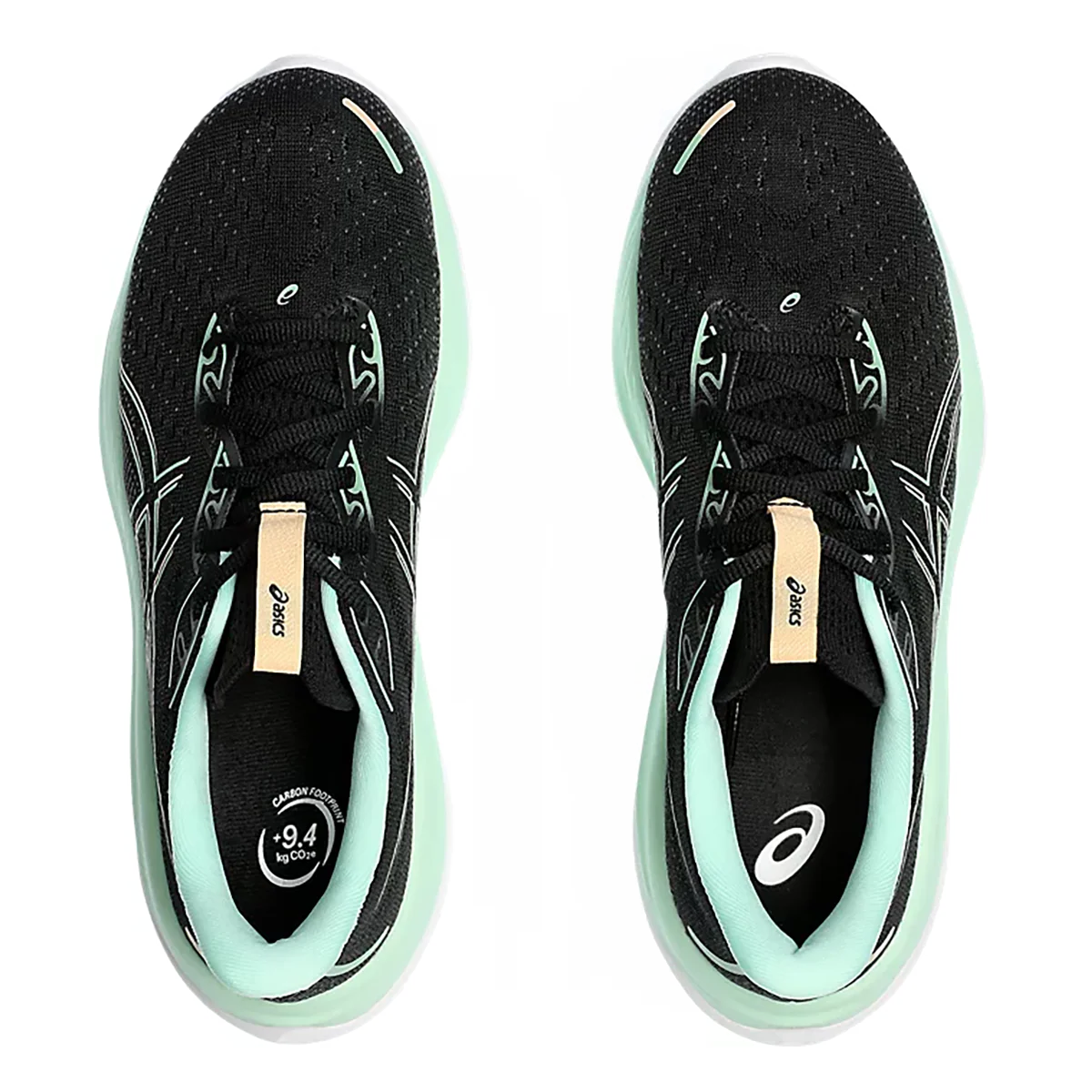Asics Gel Cumulus 26 - Black - Mint Tint - Image 3