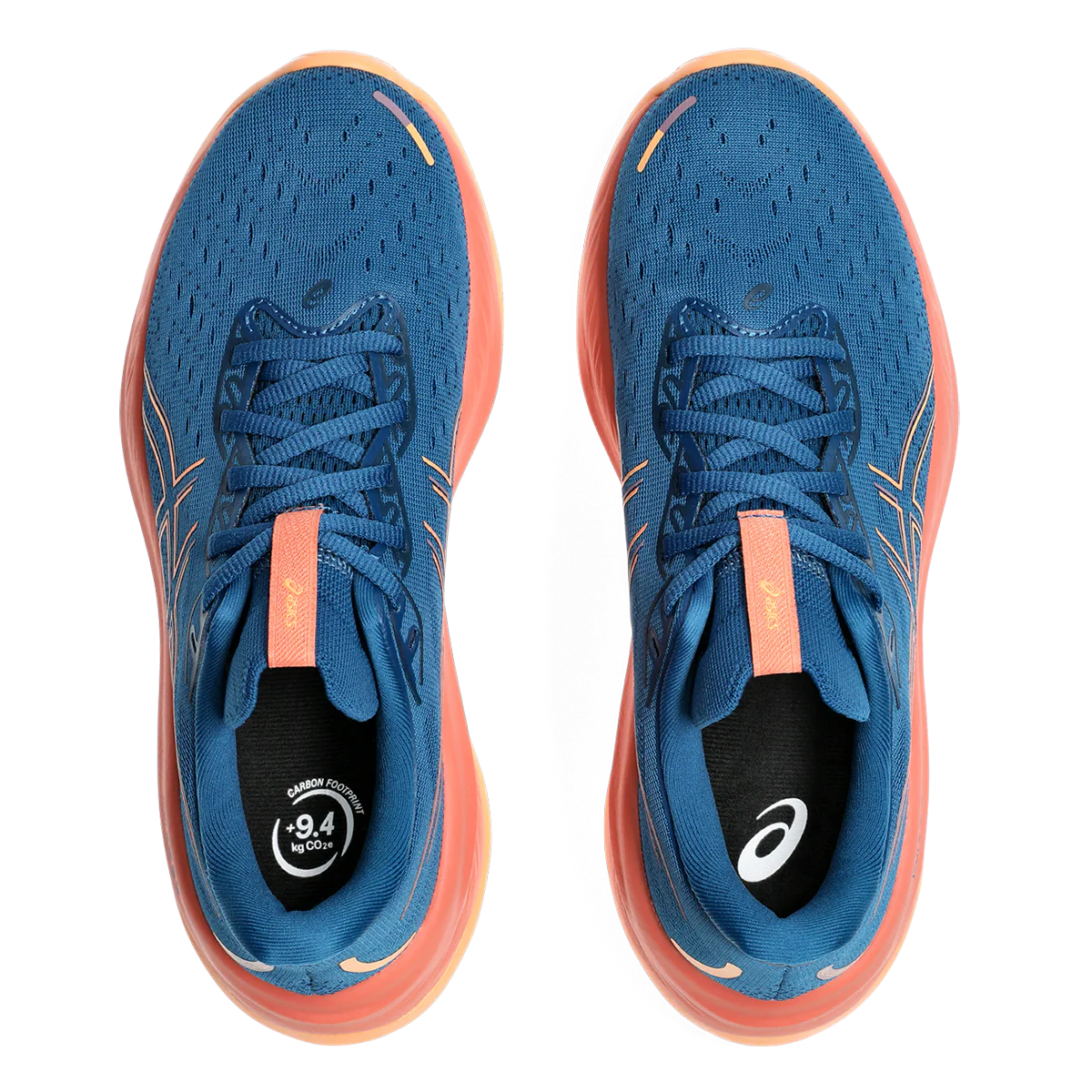 Asics Gel Cumulus 26 - Rich Navy - Faded Orange - Image 3