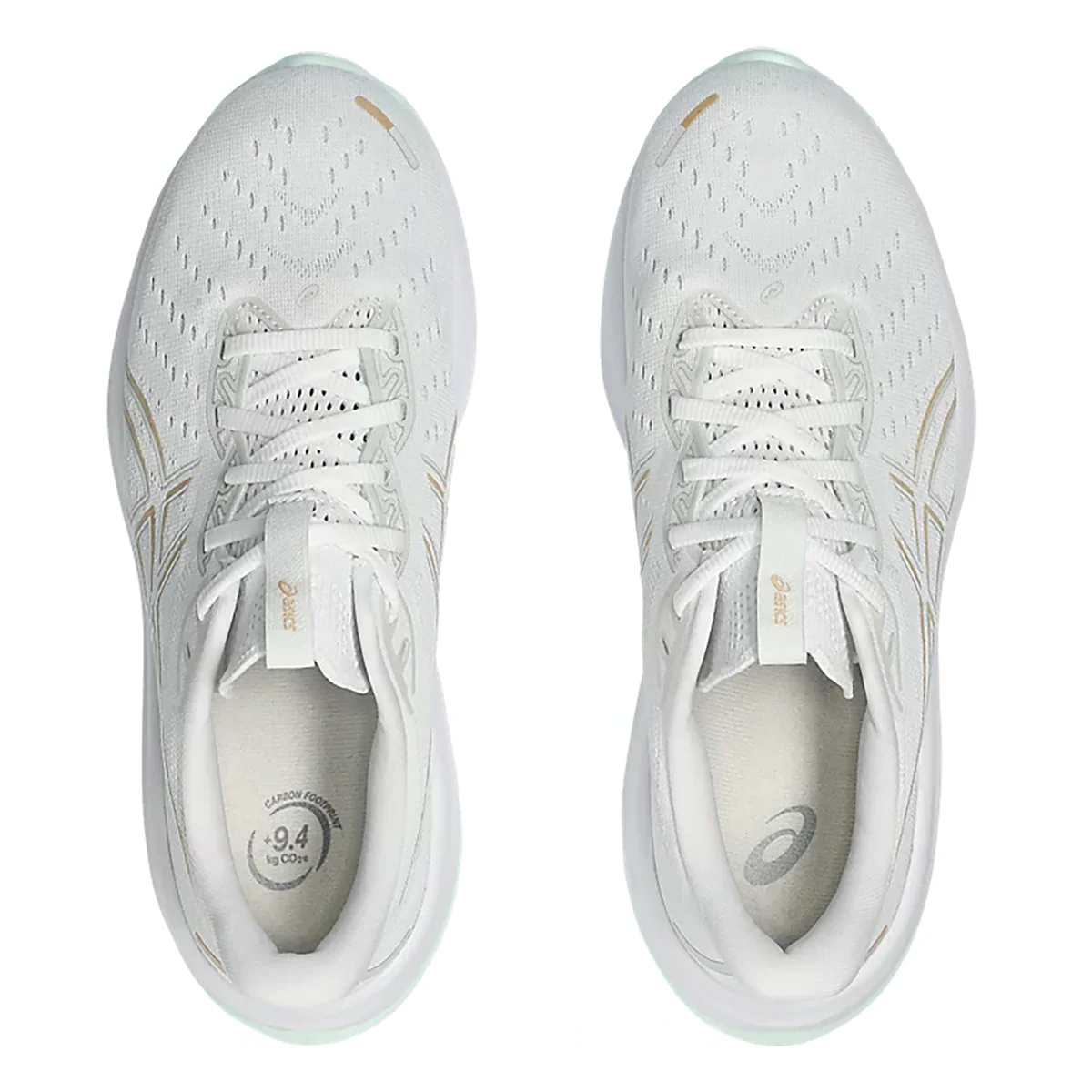 Asics Gel Cumulus 26 - White - Pale Mint - Image 3
