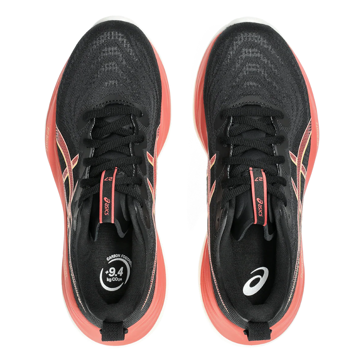 Asics Gel Cumulus 27 Black - Orange Glow - Image 3
