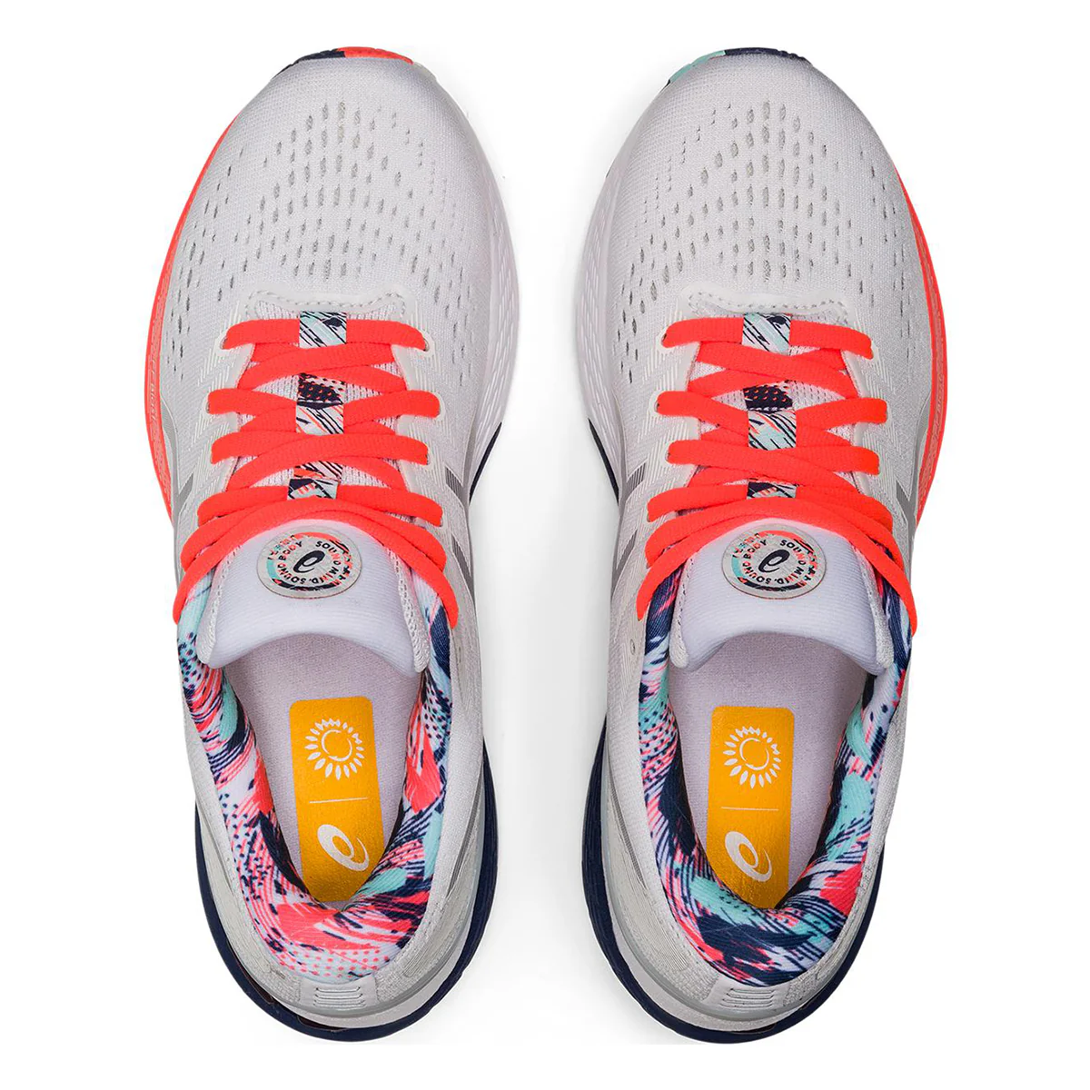 Asics Gel Kayano 28 - White - Thunder Blue - Image 3