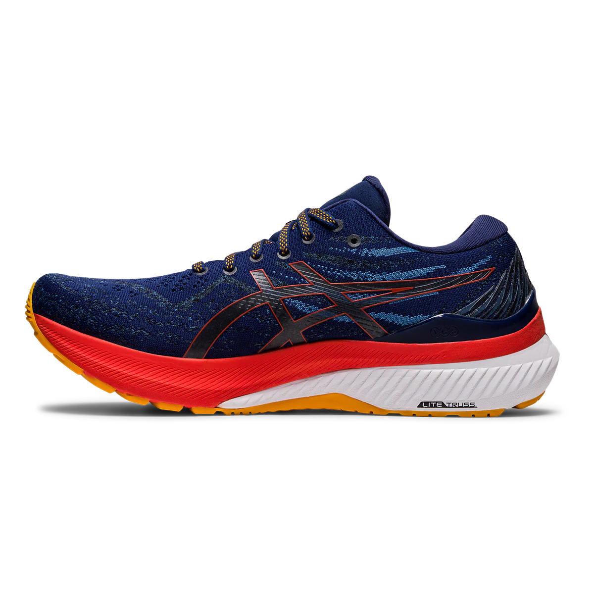 Asics Gel Kayano 29 - Deep Ocean - Cherry Tomato - Image 2