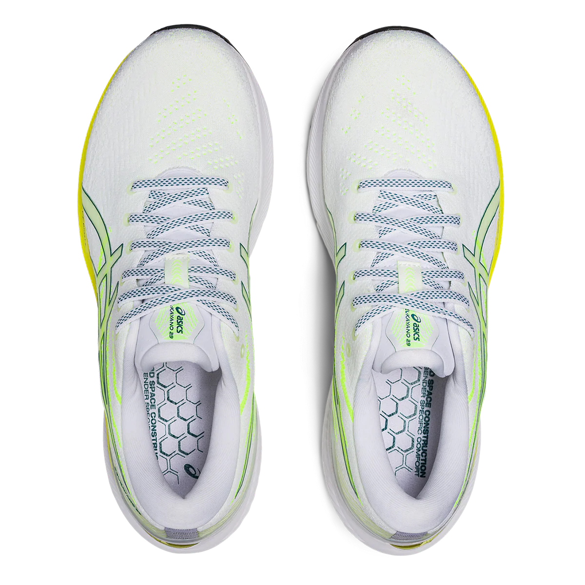 Asics Gel Kayano 29 - White - Velvet Pine - Image 3