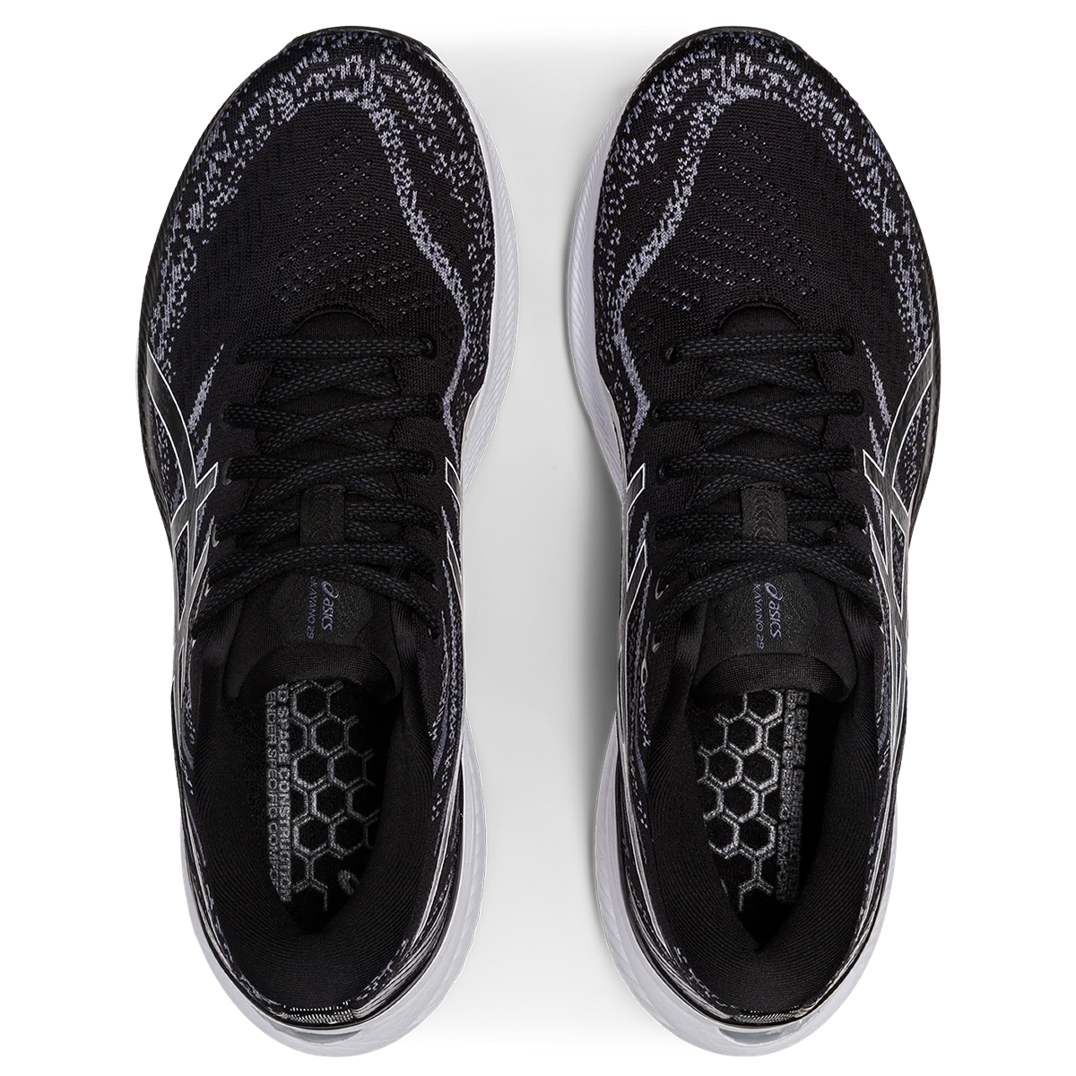 Asics Gel Kayano 29 - Black - White - Image 3