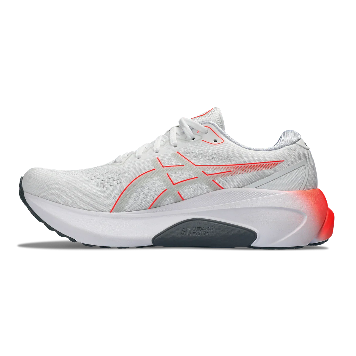 Asics Gel Kayano 30 - White - Sunrise Red - Image 2