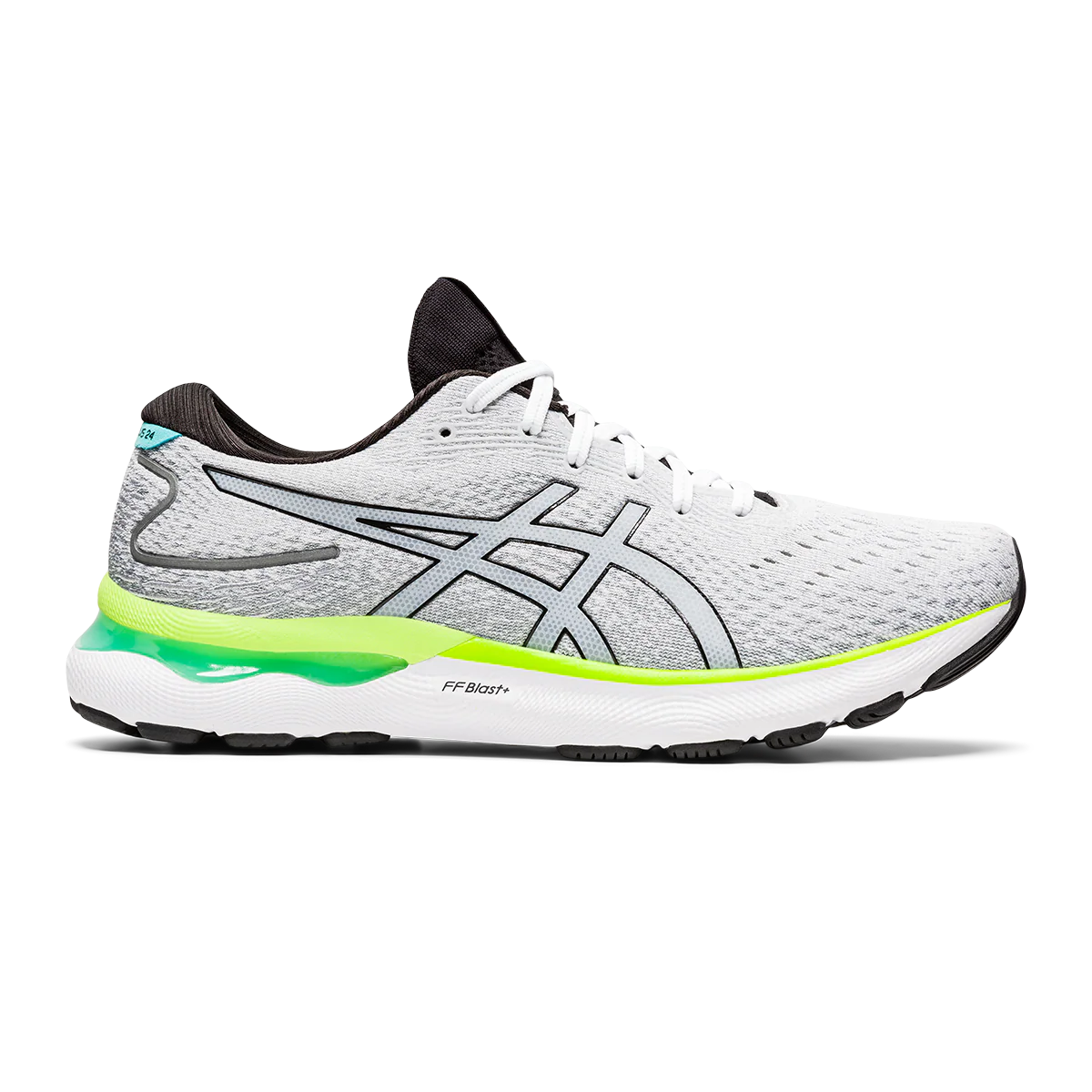 Asics Gel Nimbus 24 - White - Black