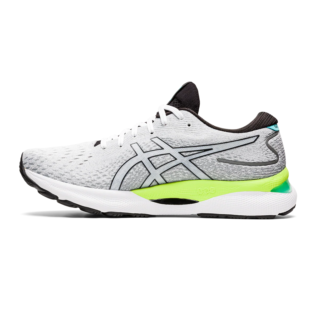 Asics Gel Nimbus 24 - White - Black - Image 2