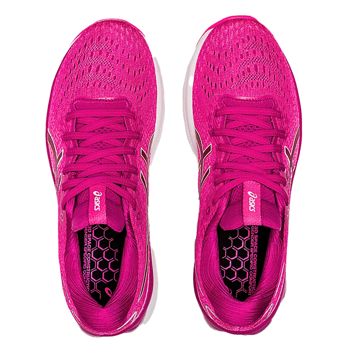 Asics Gel Nimbus 24 - Fuchsia Red - White - Image 4