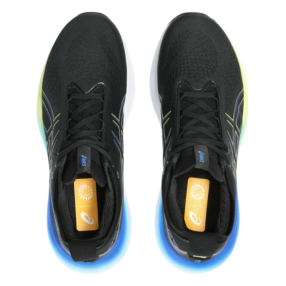 Asics Gel Nimbus 25 - Black - Glow Yellow - Image 3