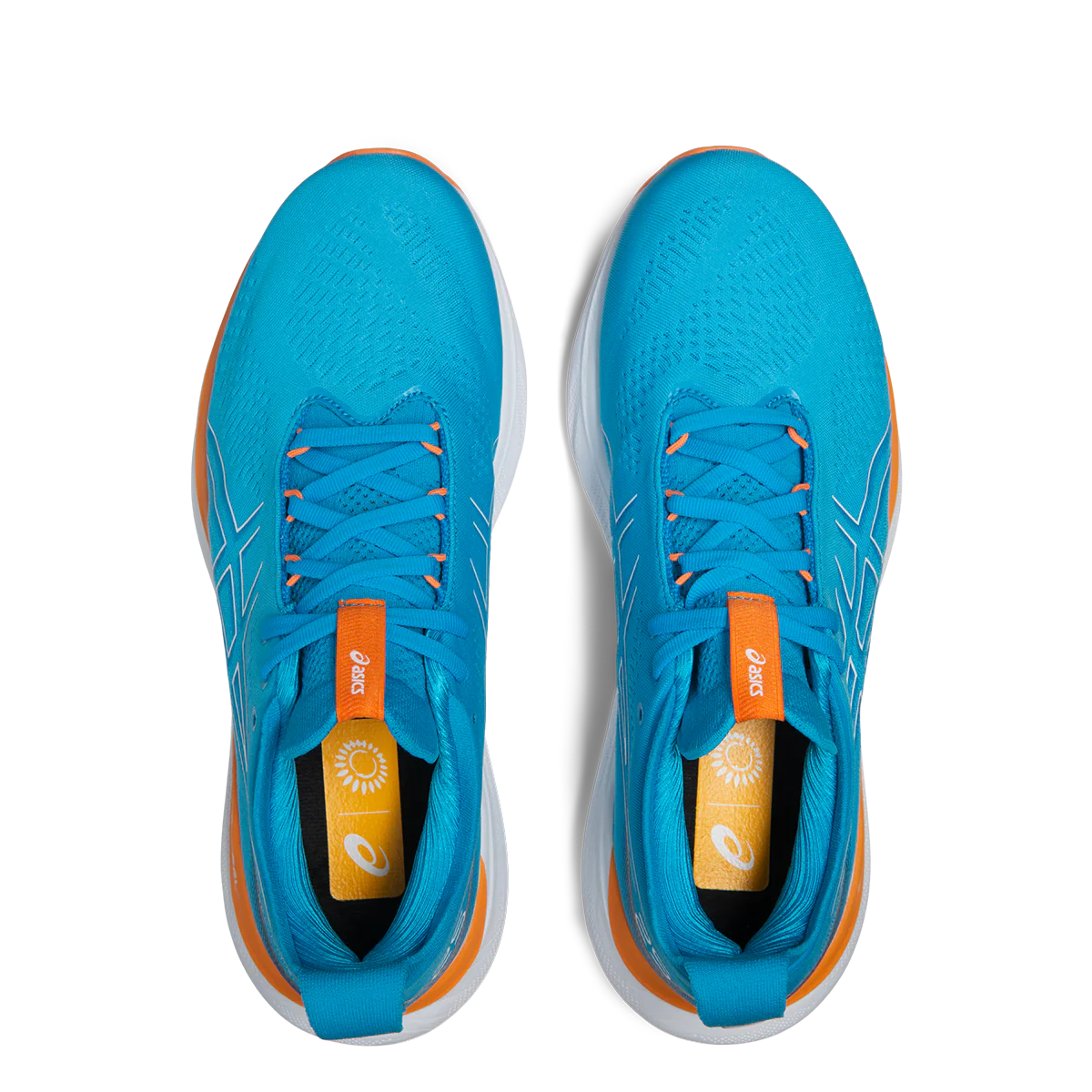 Asics Gel Nimbus 25 - Island Blue - Sun Peach - Image 3