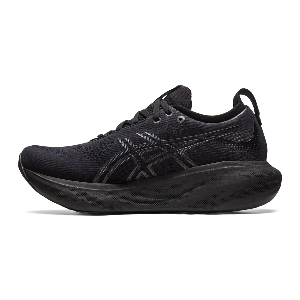 Asics Gel Nimbus 25 - Black - Graphite Grey - Image 2