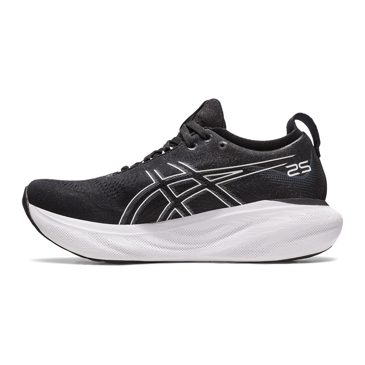 Asics Gel Nimbus 25 - Black - Pure Silver - Image 2