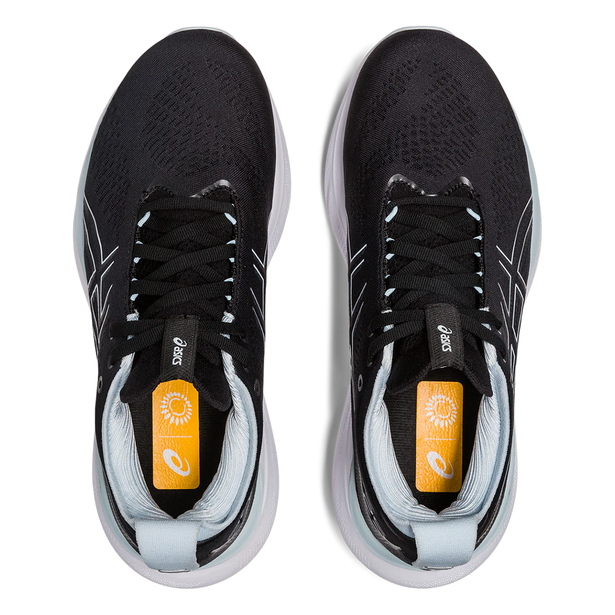 Asics Gel Nimbus 25 - Black - Reborn Blue - Image 3
