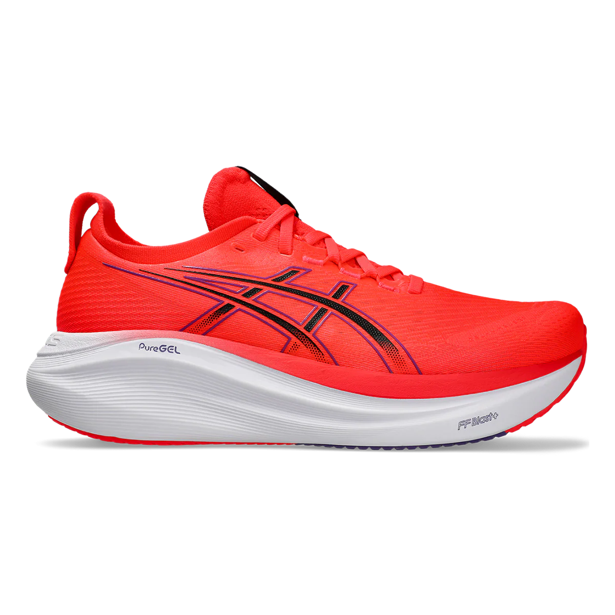 Asics Gel Nimbus 27 Flash Red - Black