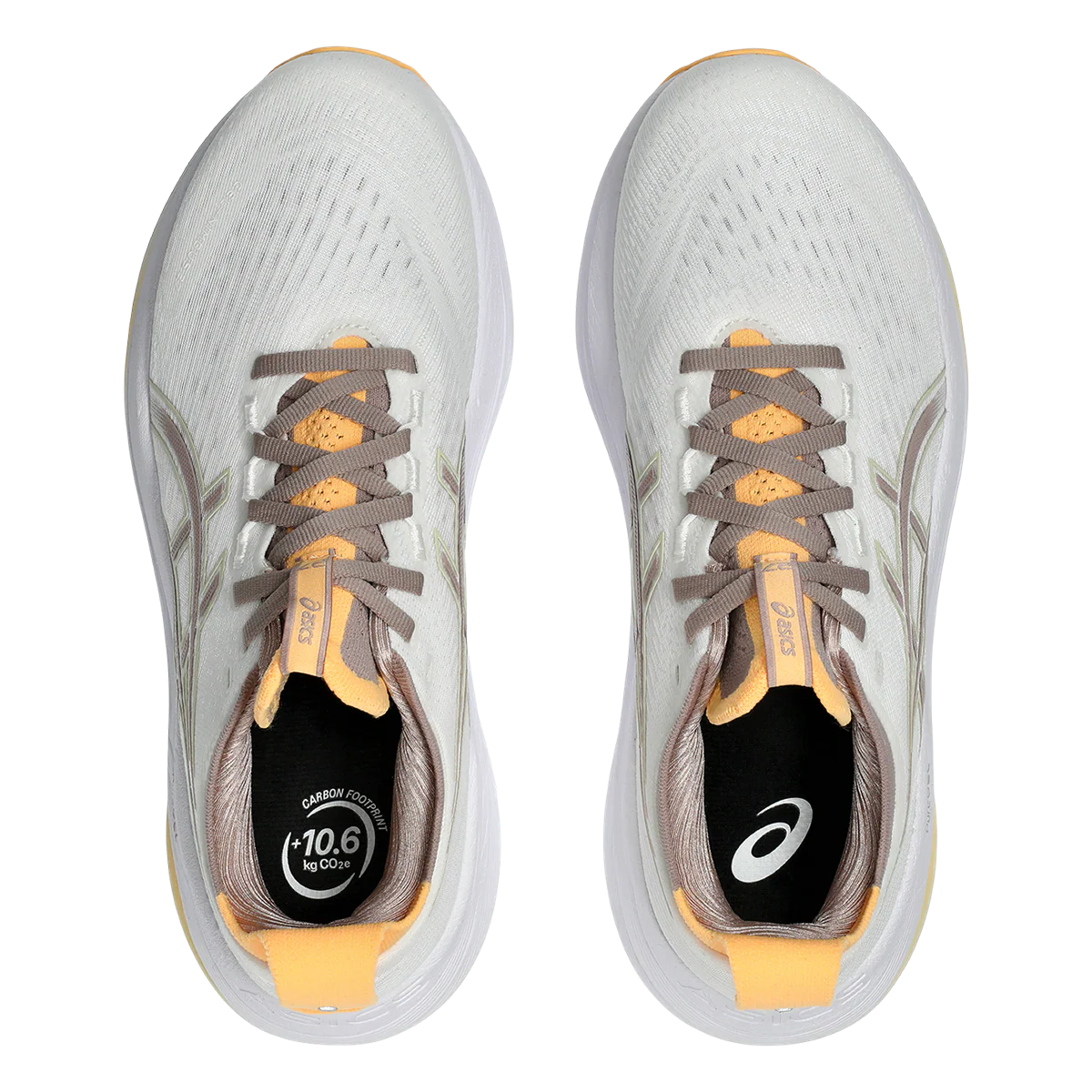 Asics Gel Nimbus 27 White - Fawn - Image 3