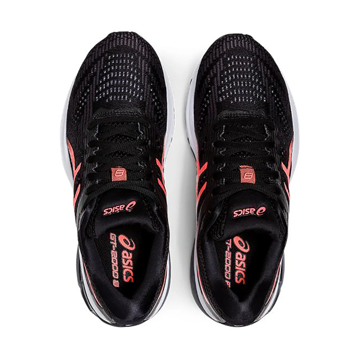 Asics GT 2000 8 - Black - Sunrise Red - Image 3