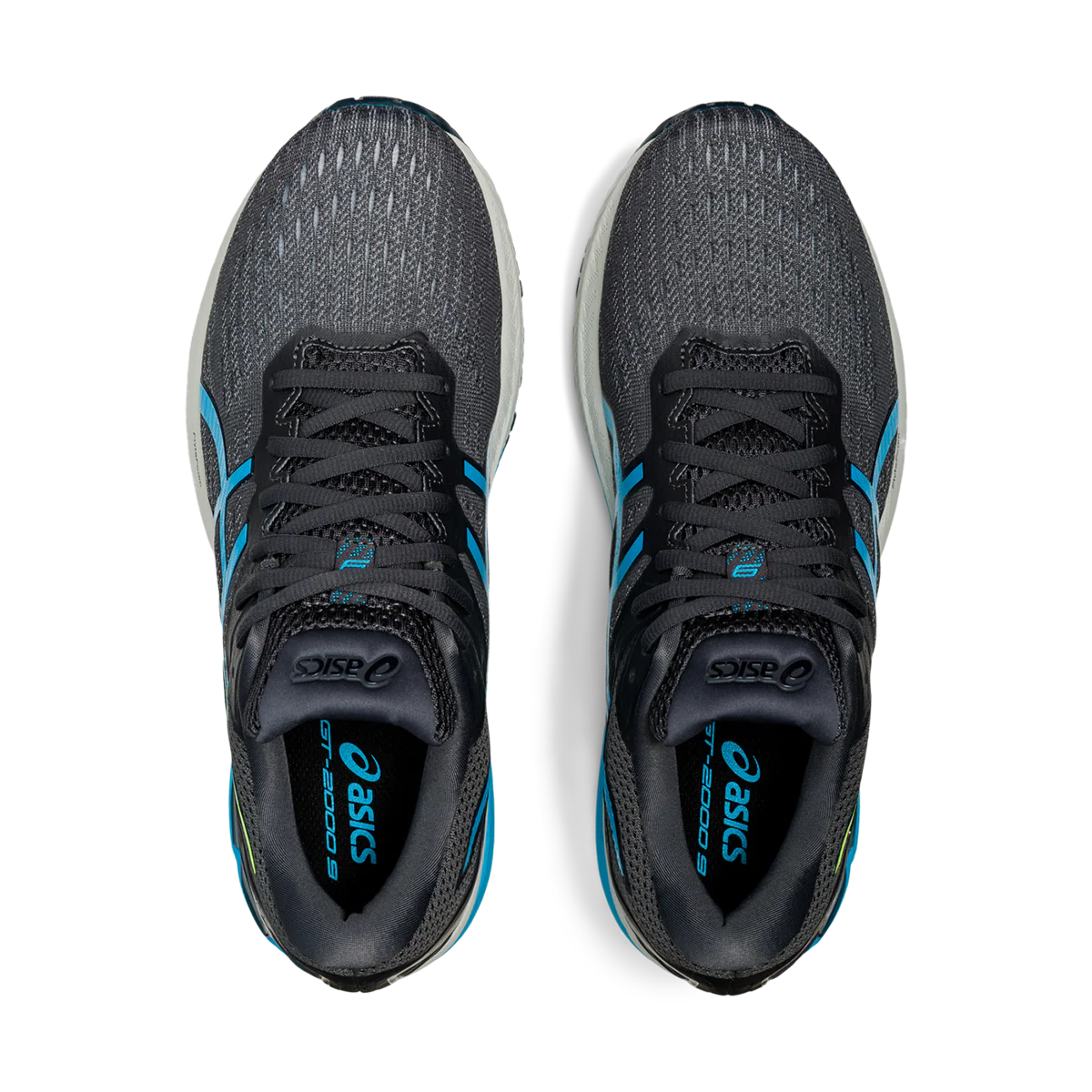 Asics GT 2000 9 - Carrier Grey - Digital Aqua - Image 3
