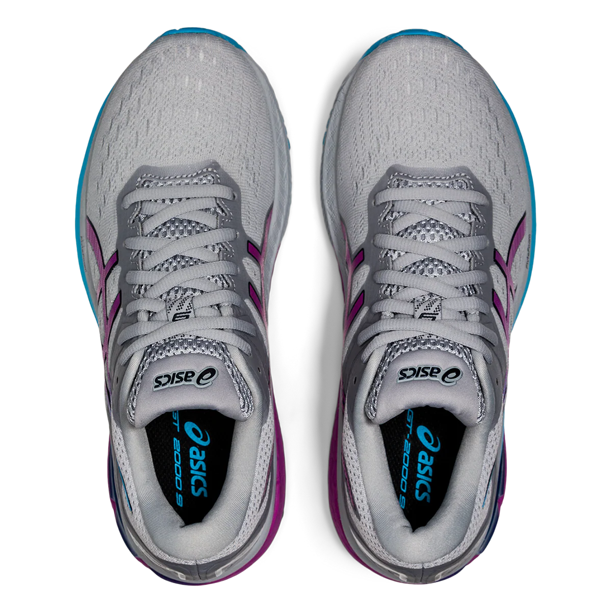 Asics GT 2000 9 - Piedmont Grey - Digital Grape - Image 3