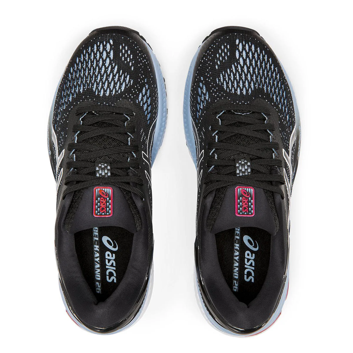 Asics Kayano 26 - Black - Heritage Blue - Image 3