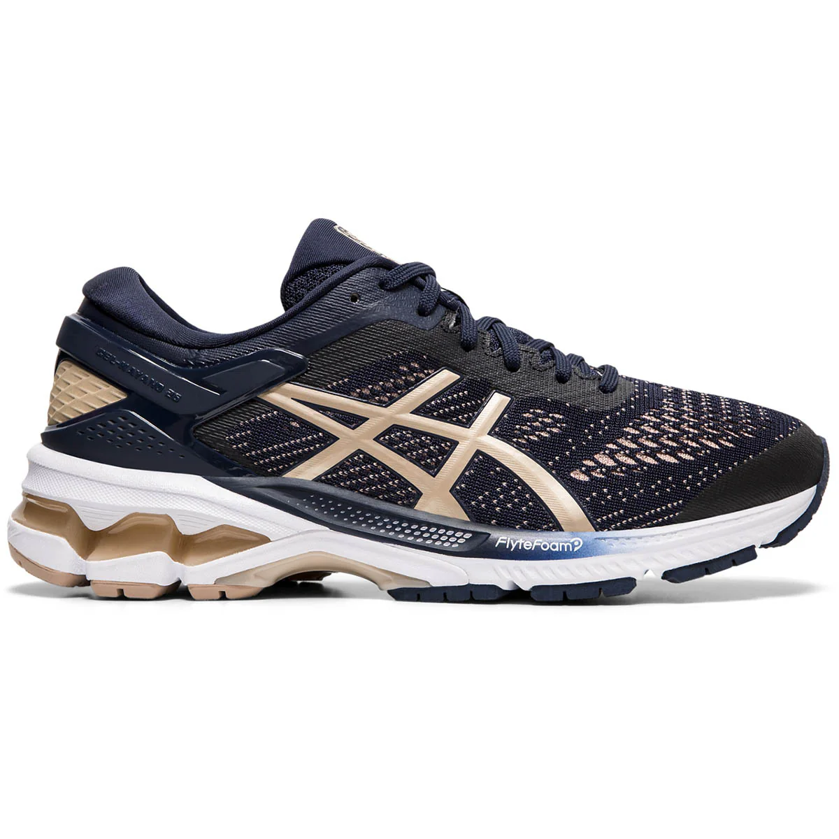 Asics Kayano 26 - Midnight - Almond