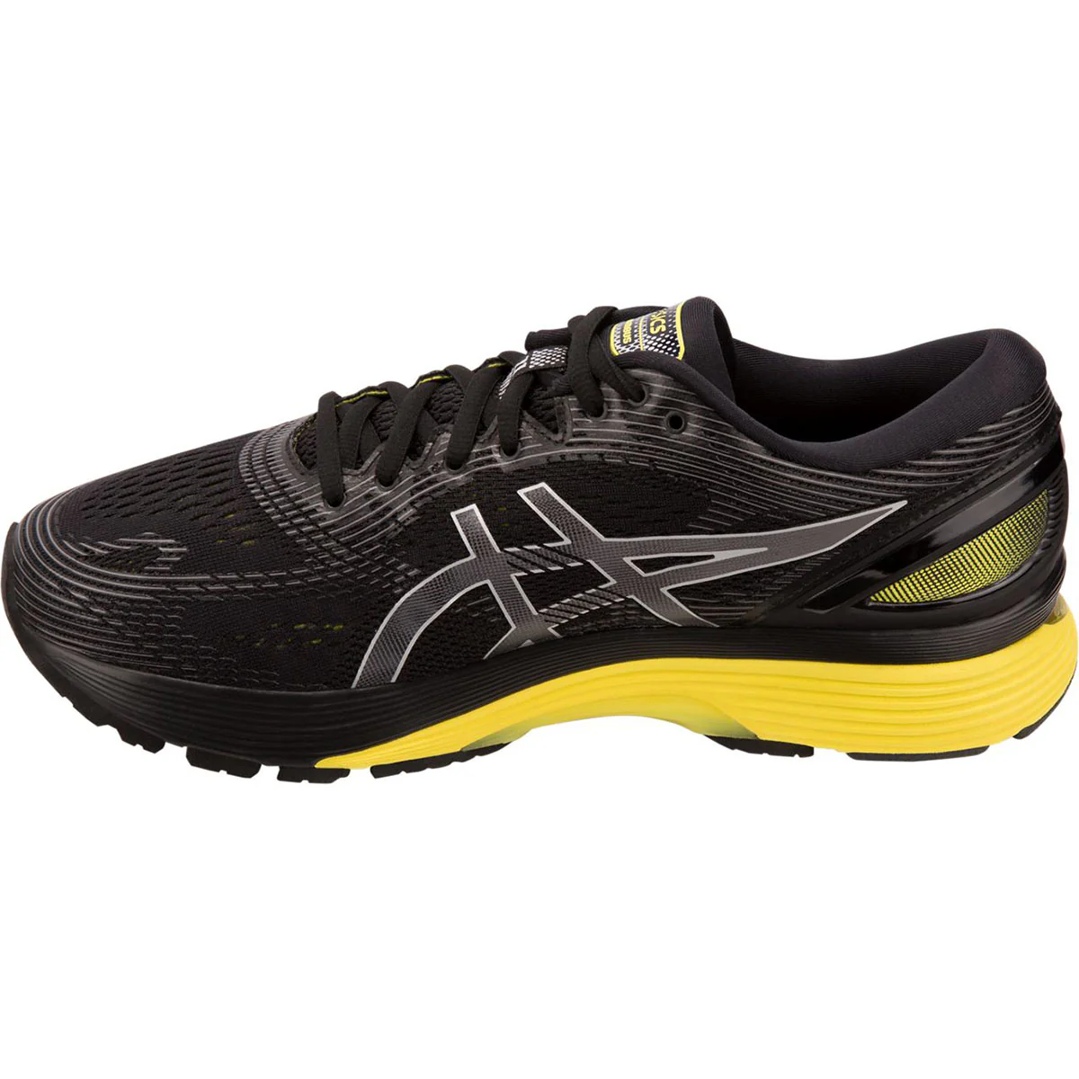 Asics Nimbus 21 - Black - Neon Spark - Image 2