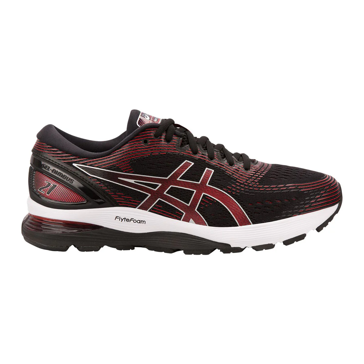 Asics Nimbus 21 - Black - Red