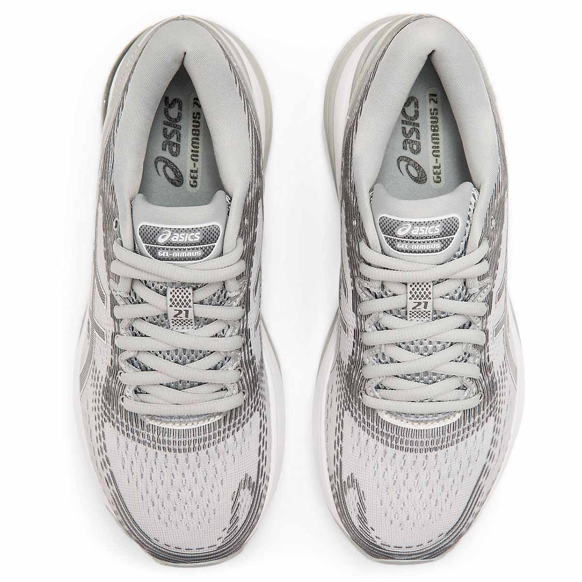 Asics Nimbus 21 - Mid Grey - Silver - Image 3