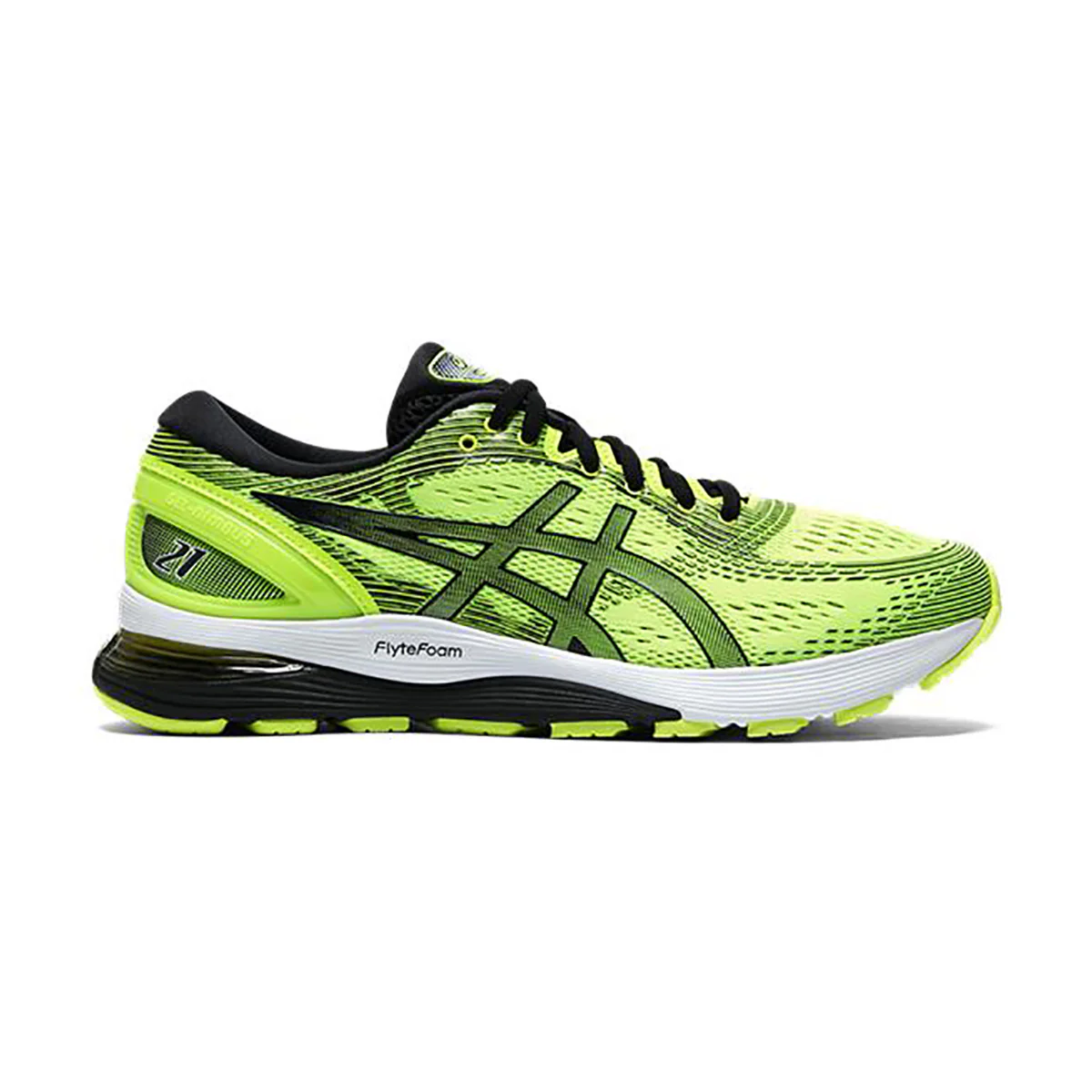 Asics Nimbus 21 - Safety Yellow - Black