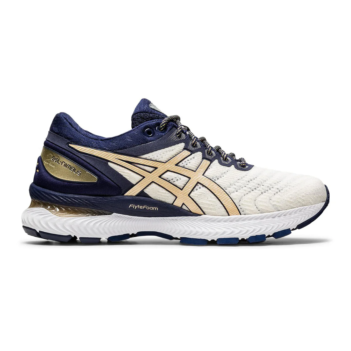 Asics Nimbus 22 - White - Champagne