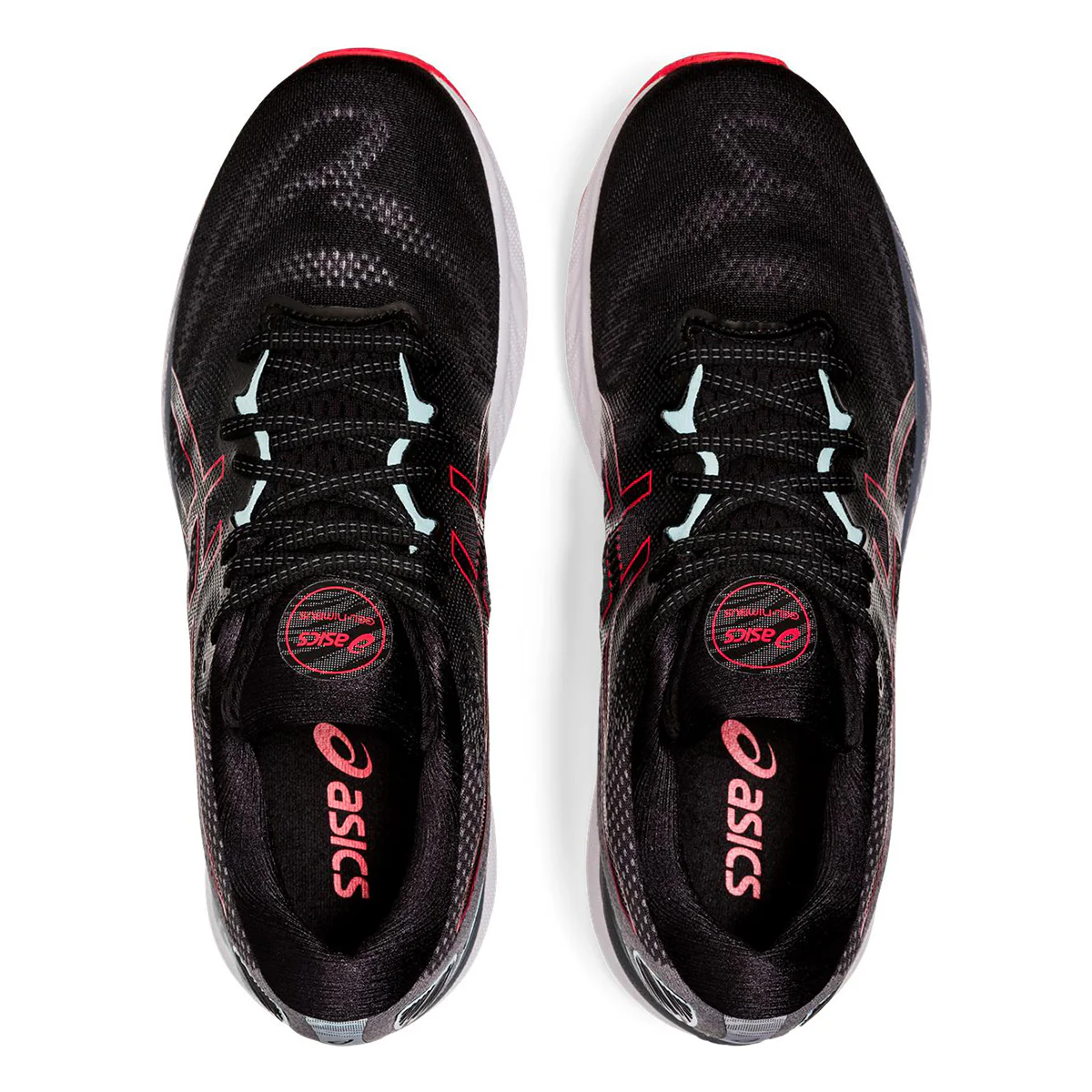 Asics Nimbus 23 - Black - Electric Red - Image 3