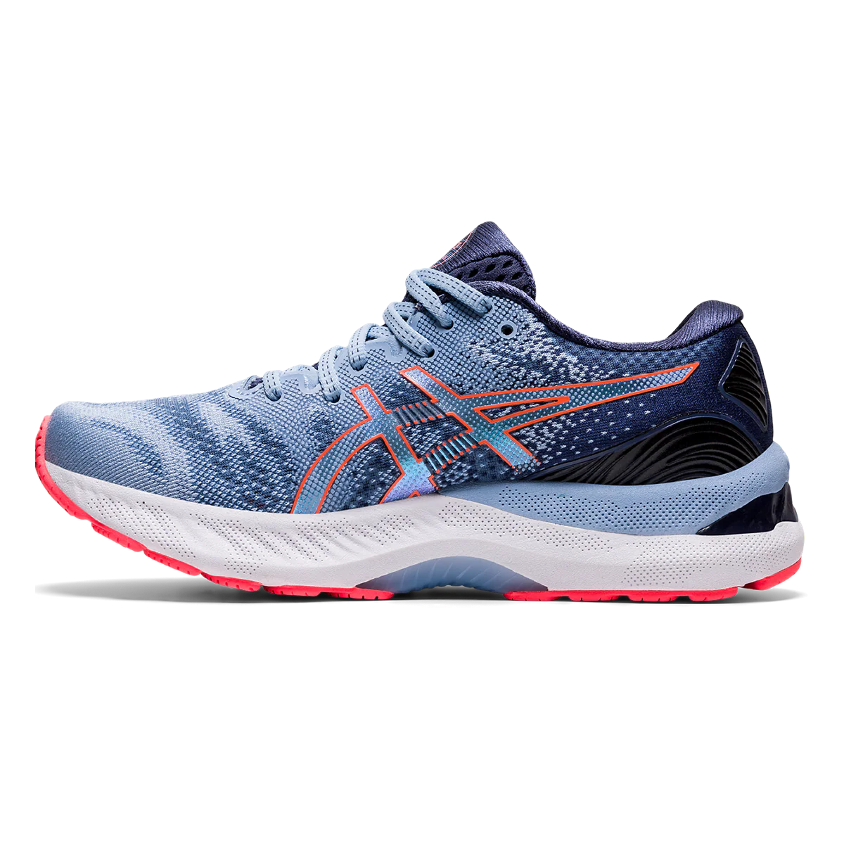Asics Nimbus 23 - Mist - Blazing Coral - Image 3