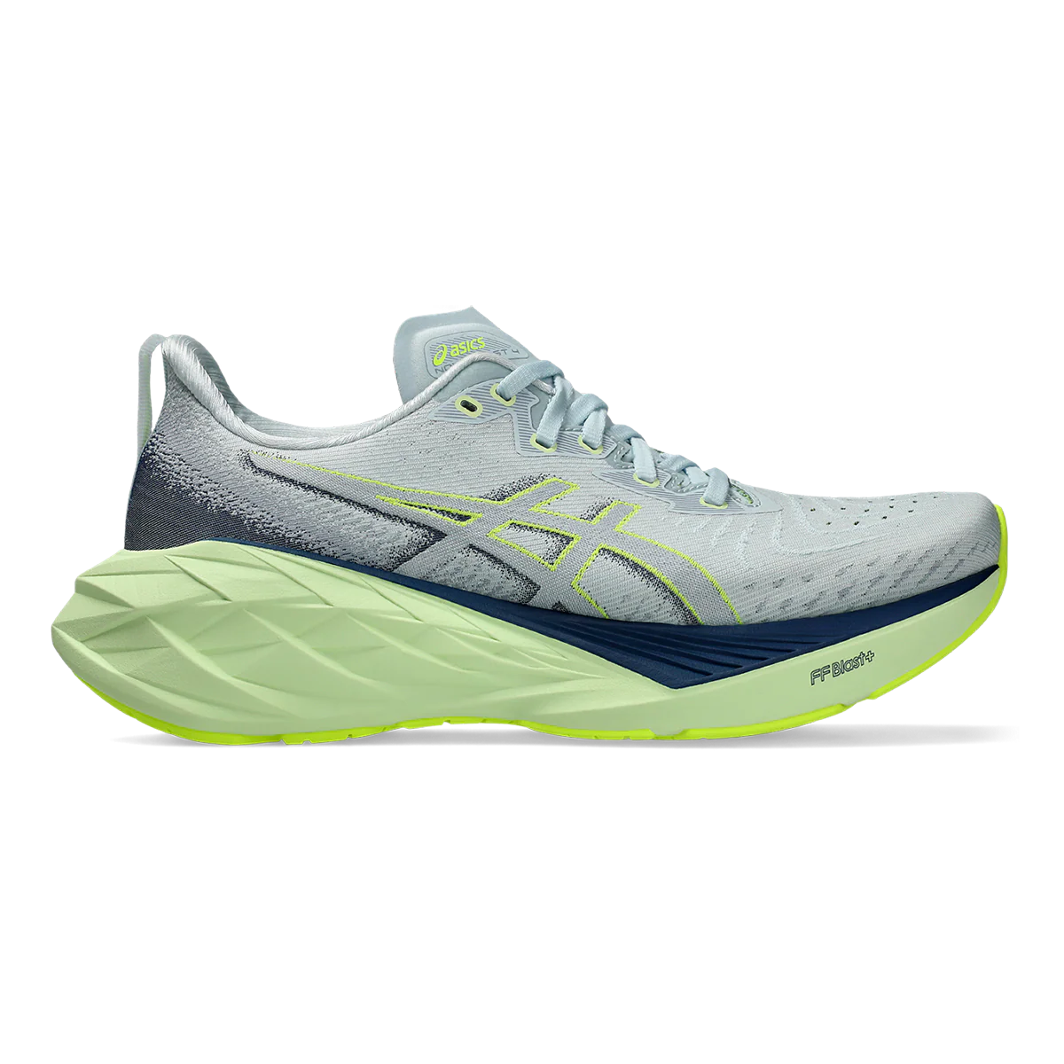 Asics Novablast 4 - Cool Grey - Blue Expanse