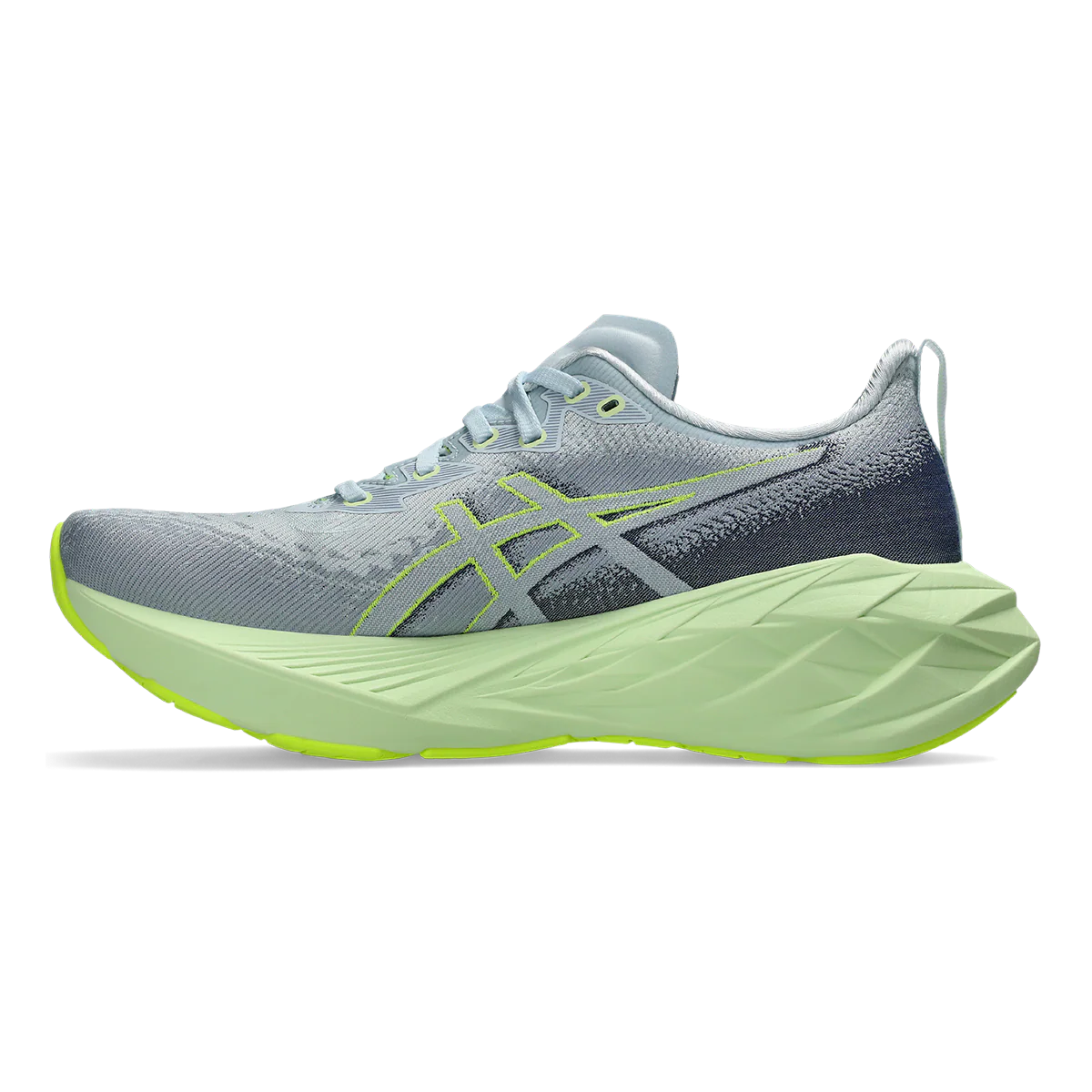 Asics Novablast 4 - Cool Grey - Blue Expanse - Image 2