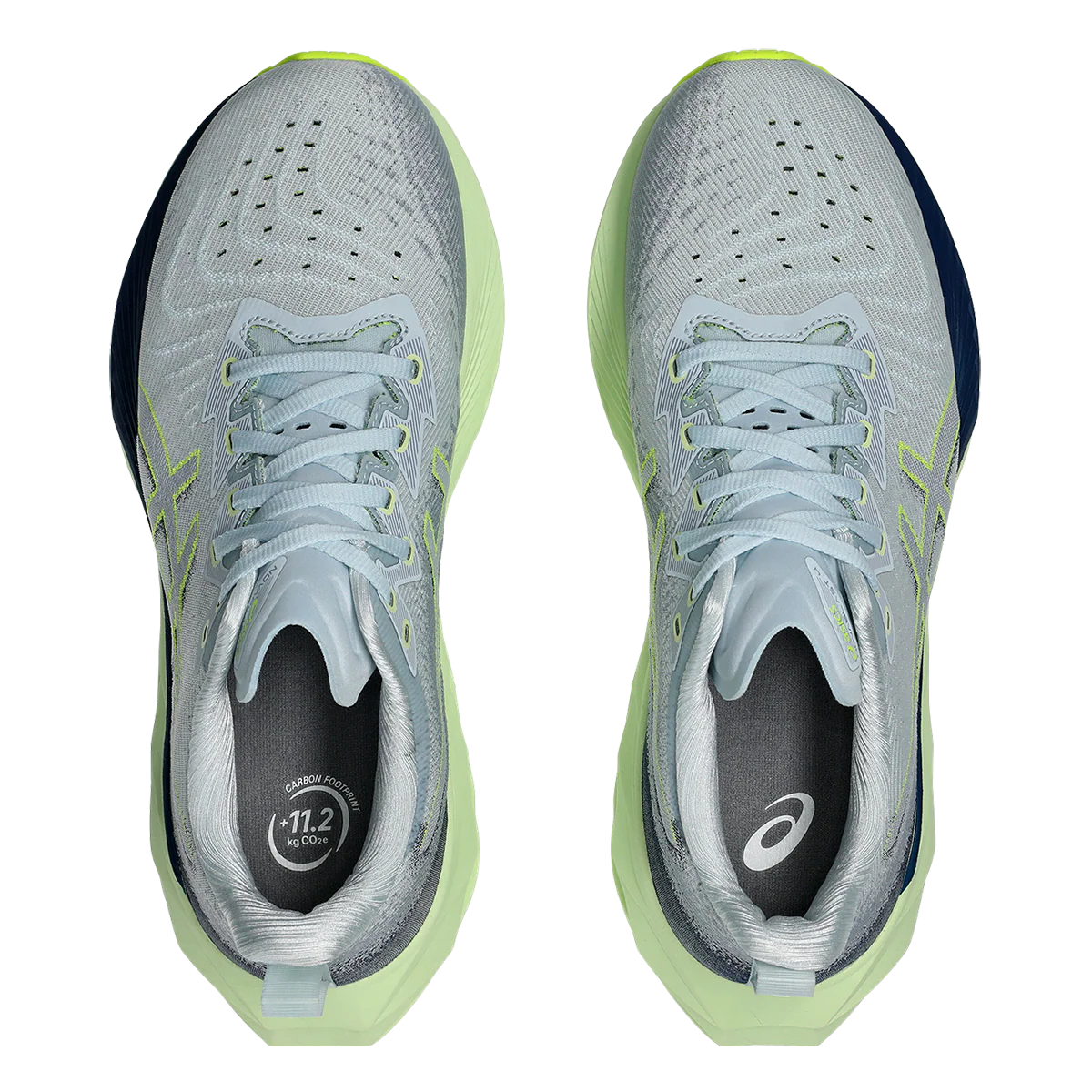 Asics Novablast 4 - Cool Grey - Blue Expanse - Image 3