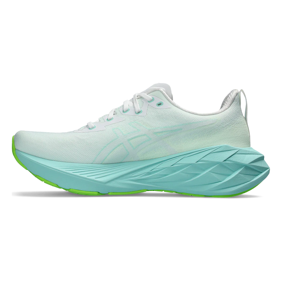 Asics Novablast 4 - White - Illuminate Mint - Image 2