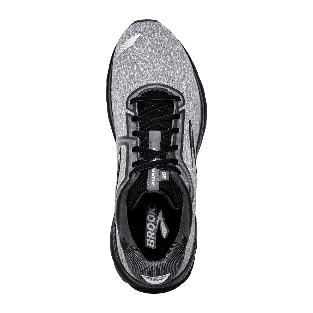 Brooks Adrenaline GTS 20 - Grey - White - Blackened Pearl - Image 3