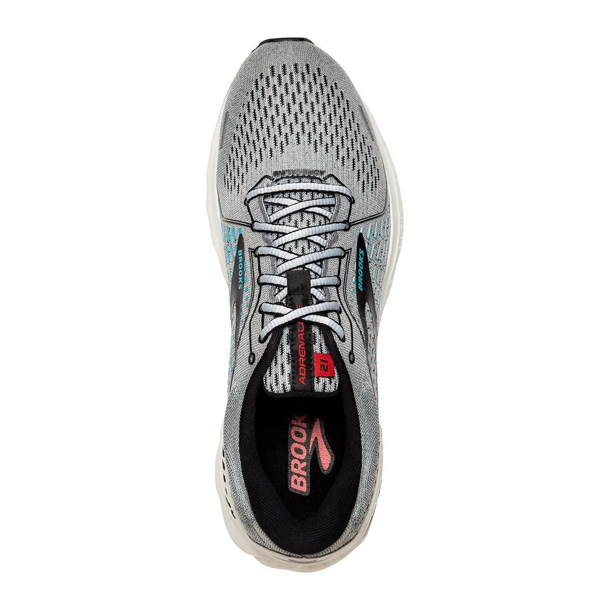 Brooks Adrenaline GTS 21 - Jet Stream - Black - Capri - Image 3