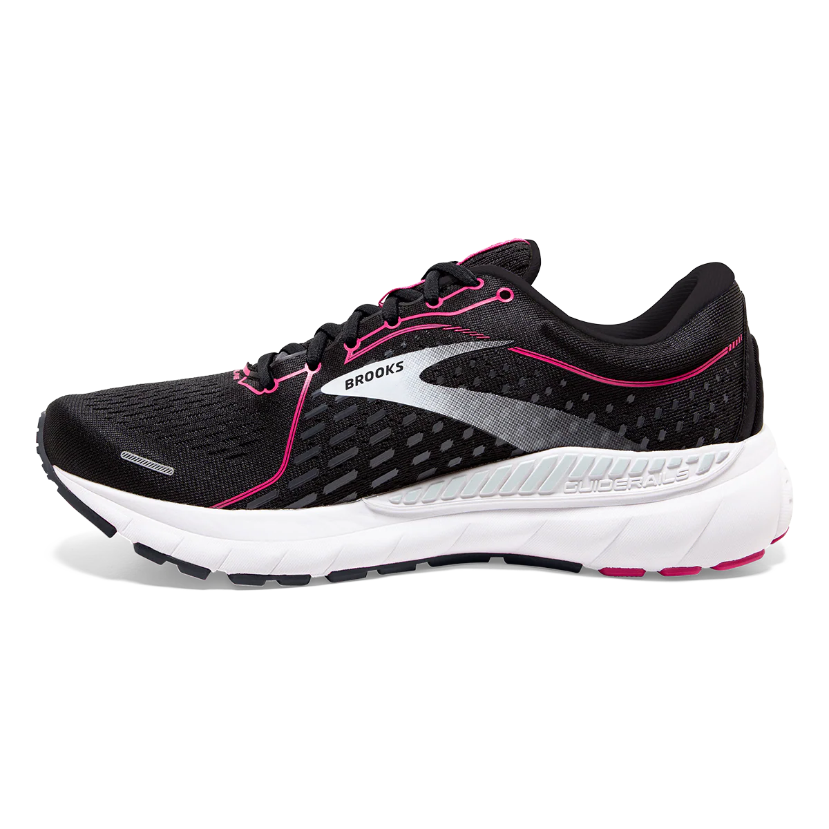 Brooks Adrenaline GTS 21 Black - Raspberry Sorbet - Ebony - Image 2