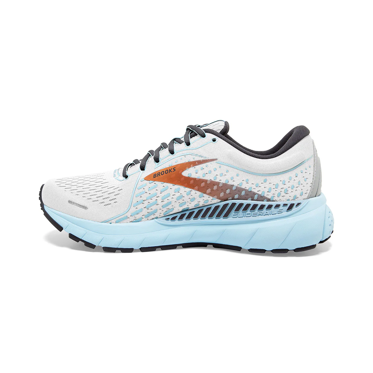 Brooks Adrenaline GTS 21 - White - Alloy - Light Blue - Image 2