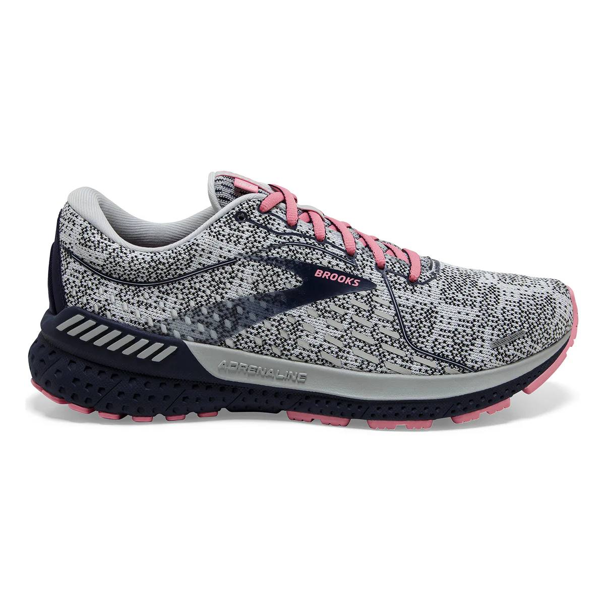 Brooks Adrenaline GTS 21 - White - Peacoat - Coral