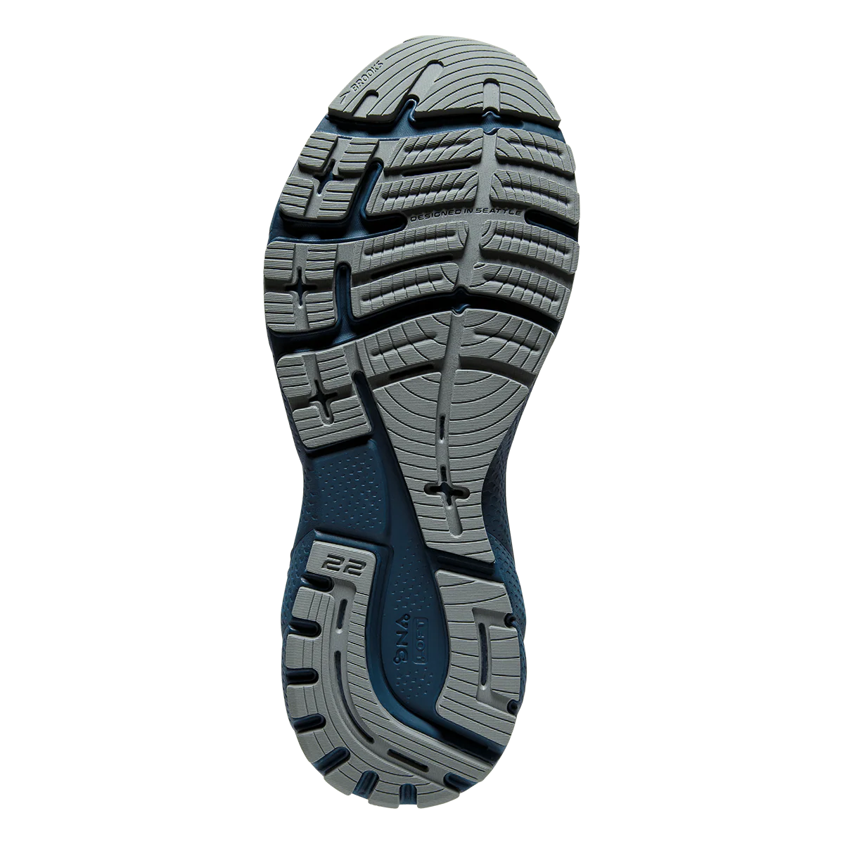 Brooks Adrenaline GTS 22 - Arctic - Red - Titan - Image 4