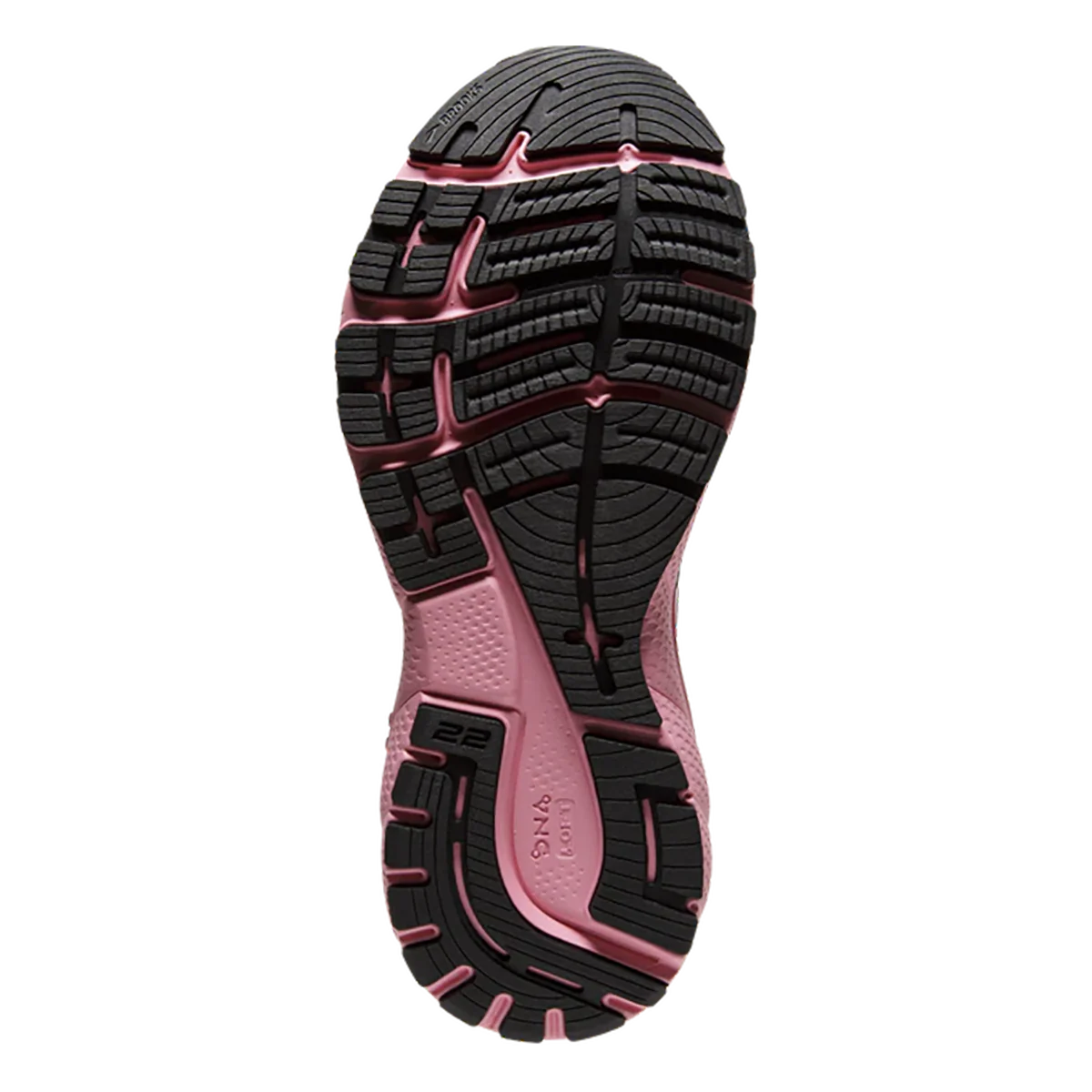 Brooks Adrenaline GTS 22 - Black - Dianthus - Silver - Image 4