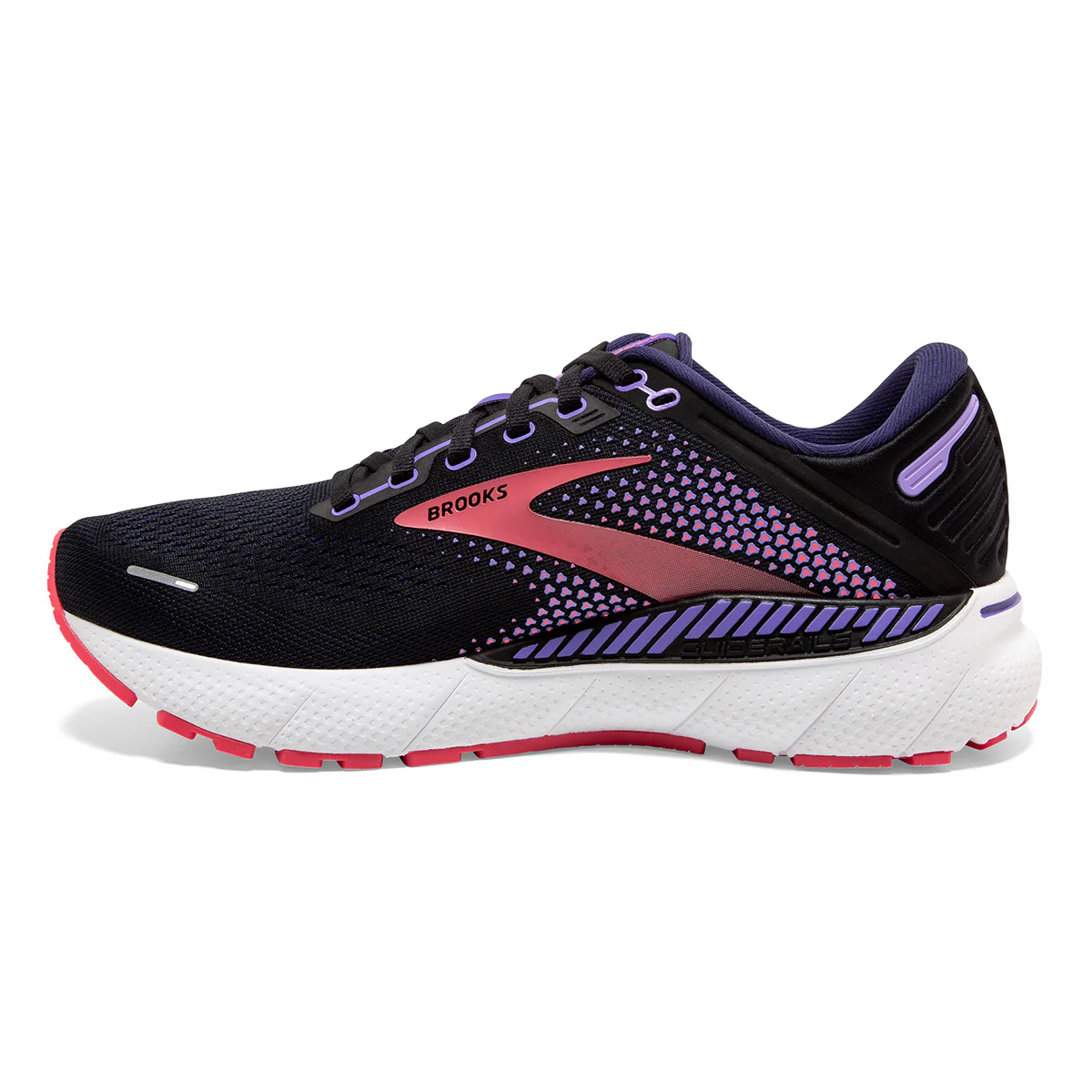 Brooks Adrenaline GTS 22 - Black - Purple - Coral - Image 2