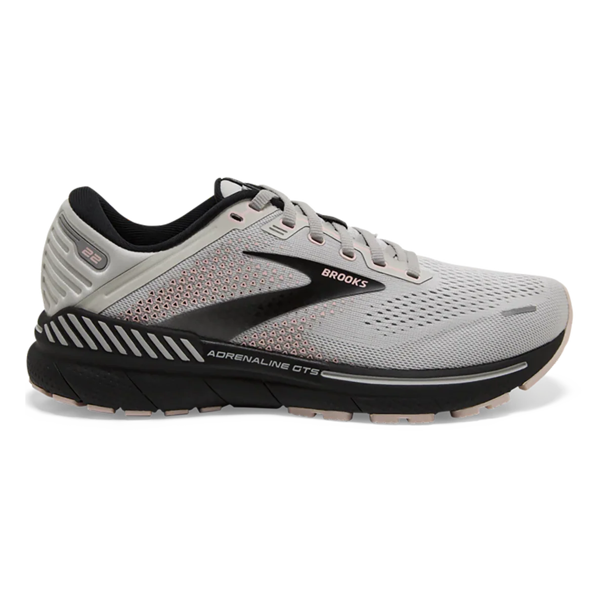 Brooks Adrenaline GTS 22 - Grey - Rose - Black