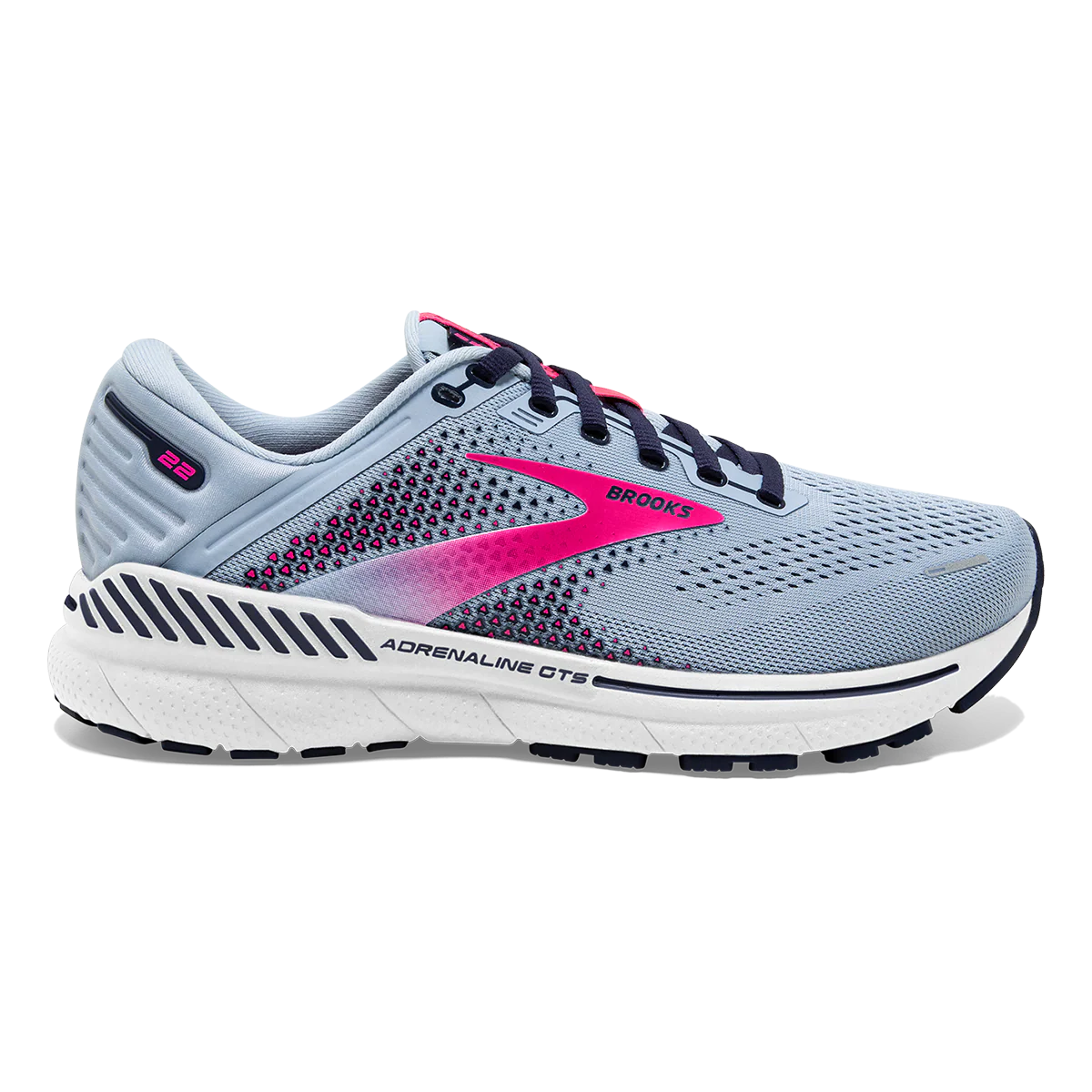 Brooks Adrenaline GTS 22 - Kentucky Blue - Peacoat - Pink