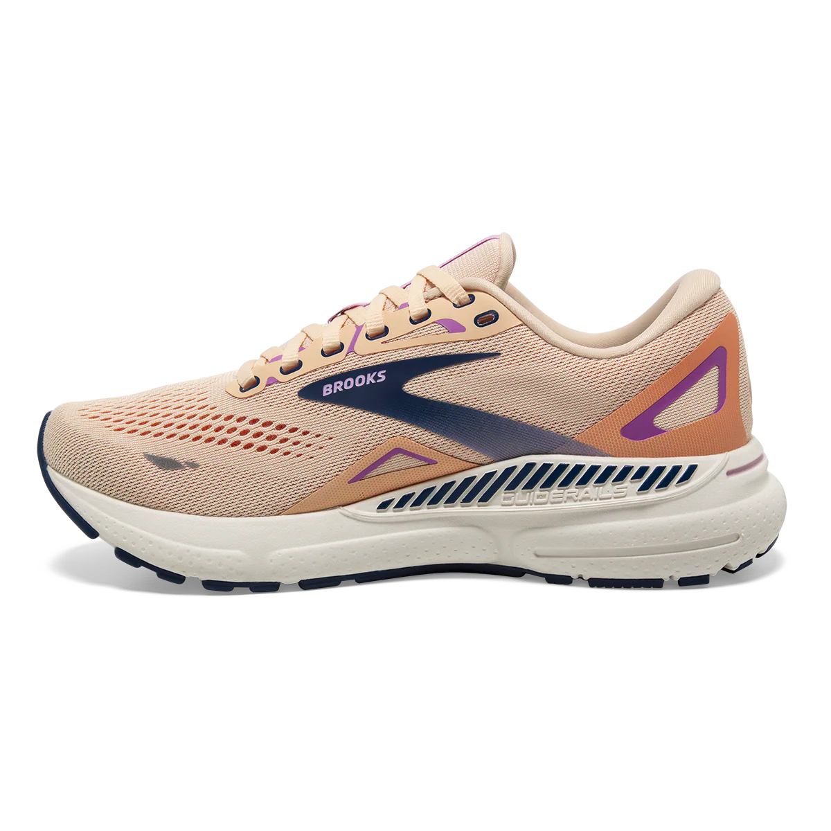 Brooks Adrenaline GTS 23 - Apricot - Estate Blue - Orchid - Image 2
