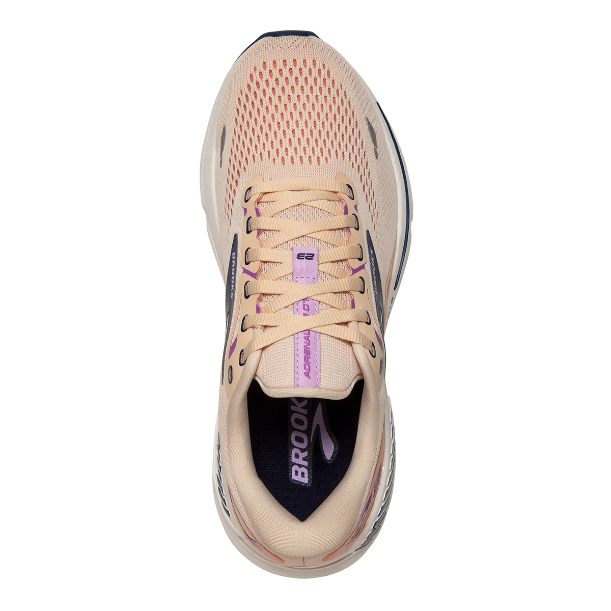 Brooks Adrenaline GTS 23 - Apricot - Estate Blue - Orchid - Image 3